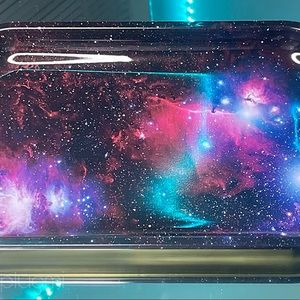 Large Galaxy Rolling Tray | The Nail Plug @thenailplugmi